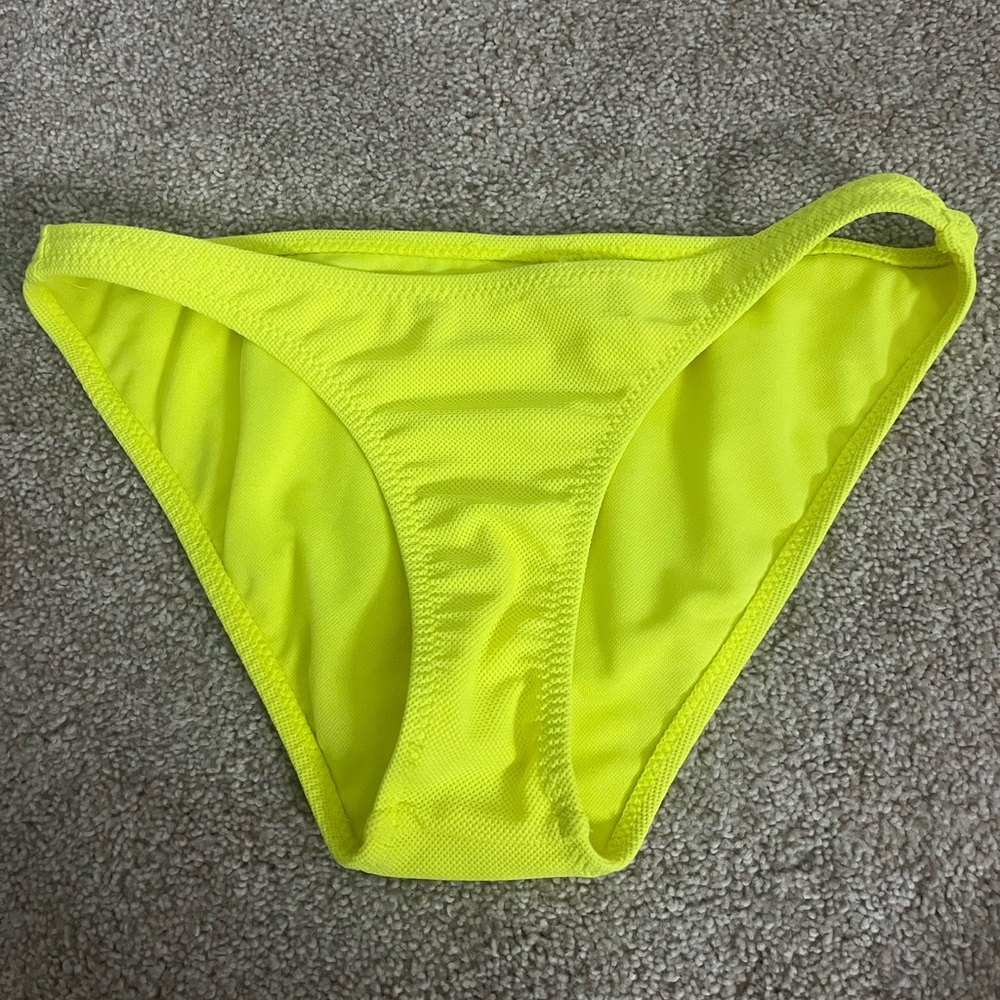 Yellow bikini bottoms
